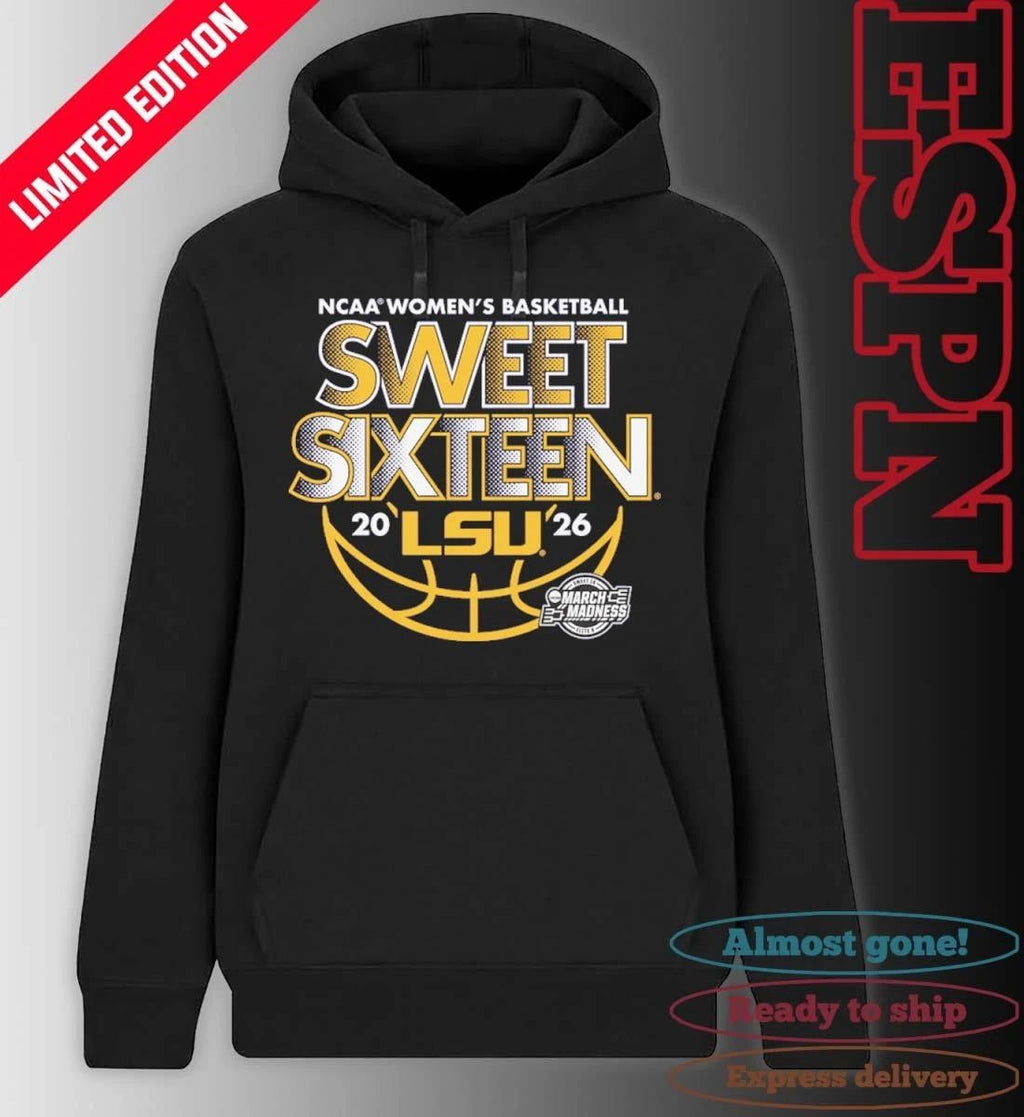 Sweet Sixteen 2026 LSU Women’s Basketball Shirt