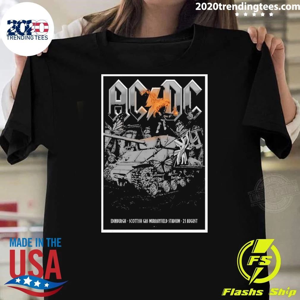 AC-DC Scottish Gas Murrayfield Stadium Edinburgh, Scotland August 21 2025 Shirt