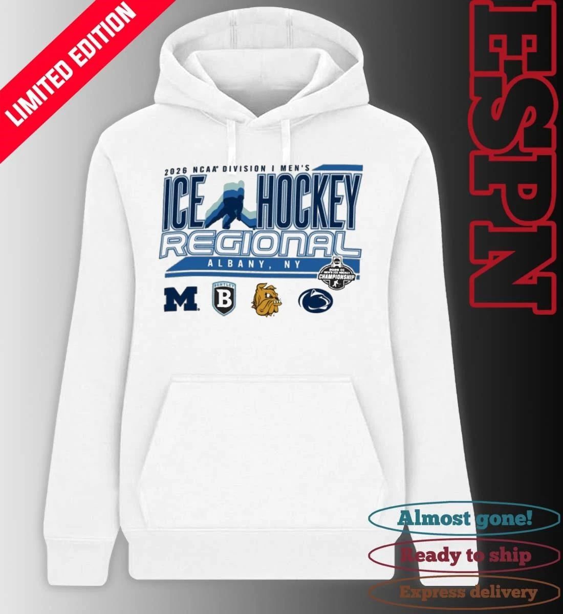 2026 NCAA DI Men’s Ice Hockey Regional – Albany, NY T-Shirt