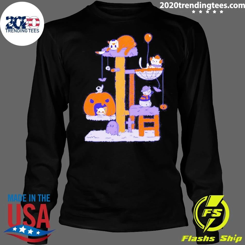 Cat Horror Icons Cat Tree shirt