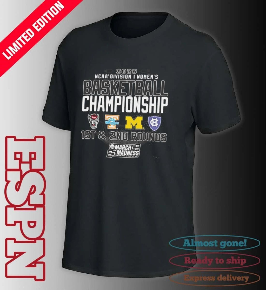 1st, 2nd Rounds 2026 NCAA DI Women’s Basketball Championship – Ann Arbor, MI Shirt