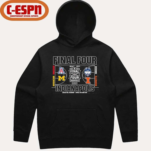 2026 Men’s Basketball Final Four 4-Team Court T-Shirt