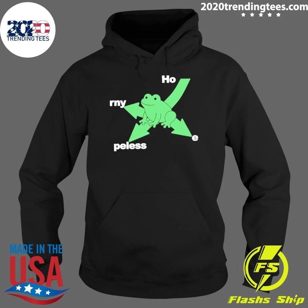 Frog In Distress Ho Rny Peless E Shirt