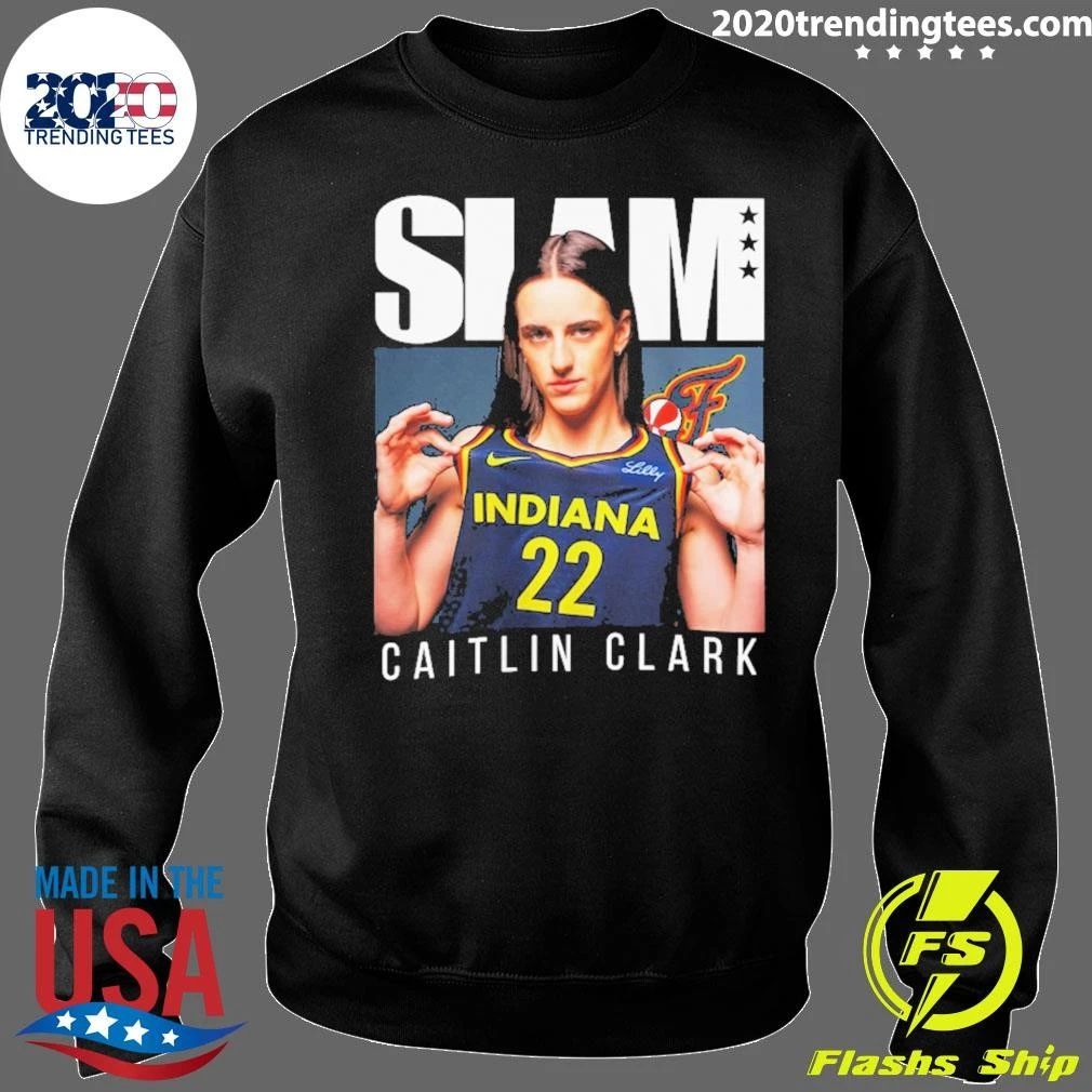 Caitlin Clark SLAM Magazine WNBA Indiana Fever Basketball Shirt