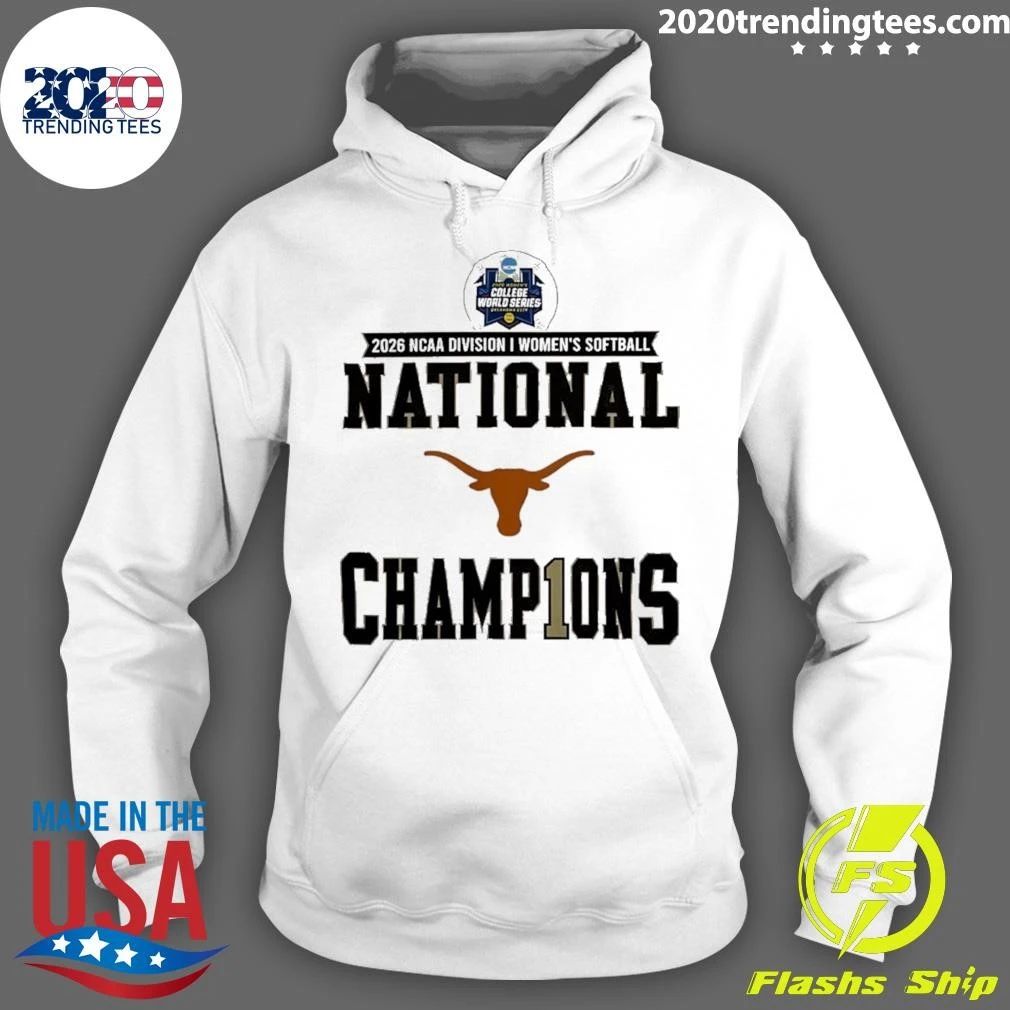 Longhorns 2026 Softball Women’s National Champions T-Shirt