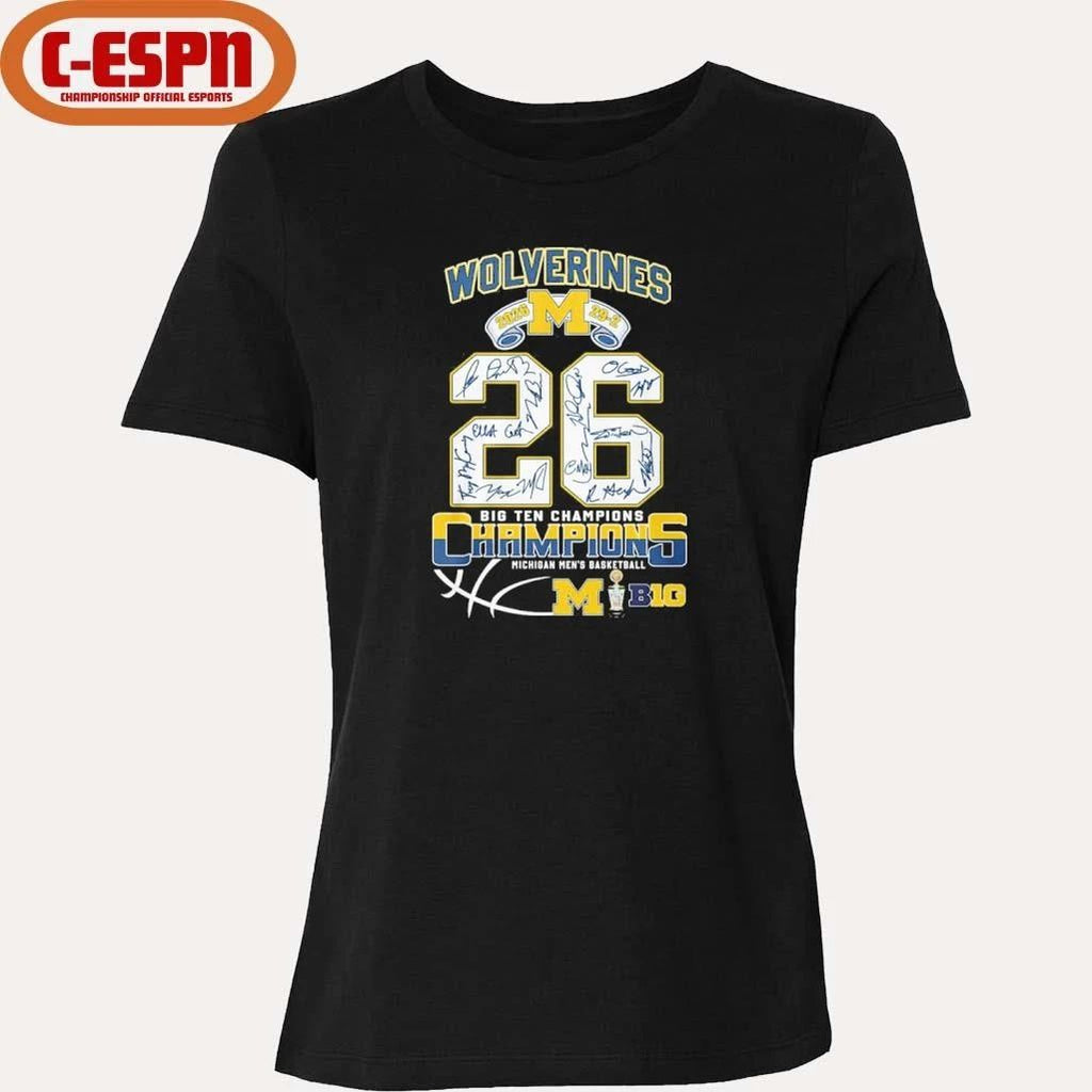 Michigan Wolverines Men’s Basketball 2026 Big Ten Tournament Champions 29-2 Shirt