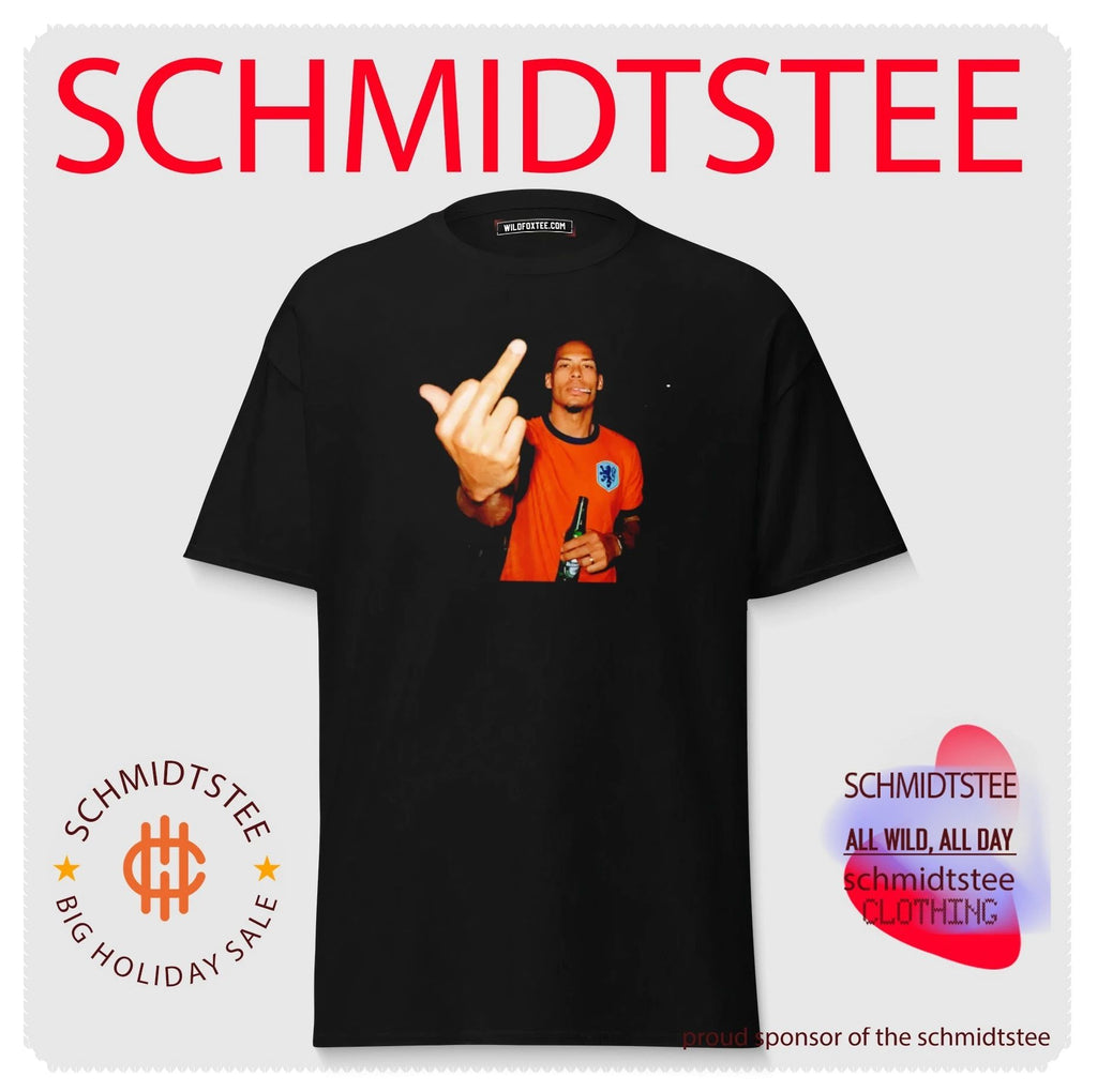Virgil van Dijk Netherlands National Team Middle Finger middle finger shirt
