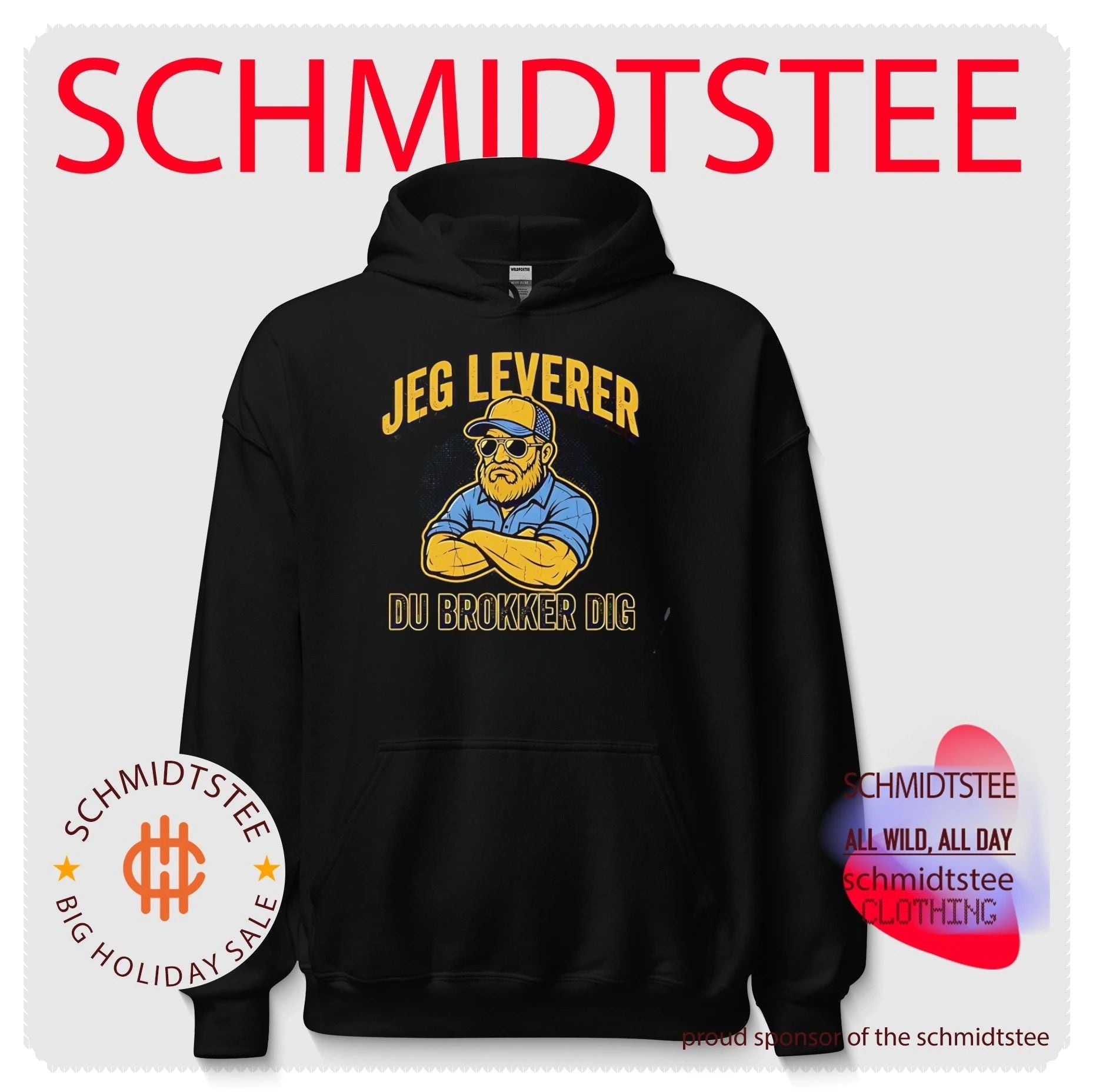 Jeg leverer du brokker dig vintage shirt