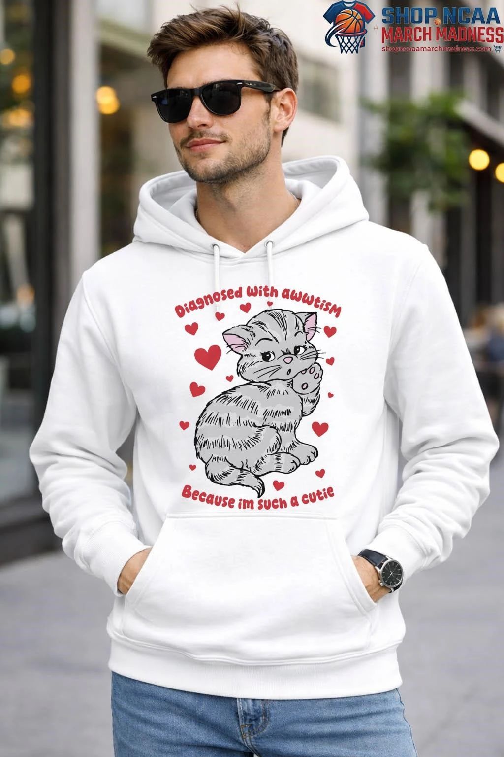 Diagnosed With Awwtism Because Im Such A Cutie Shirt