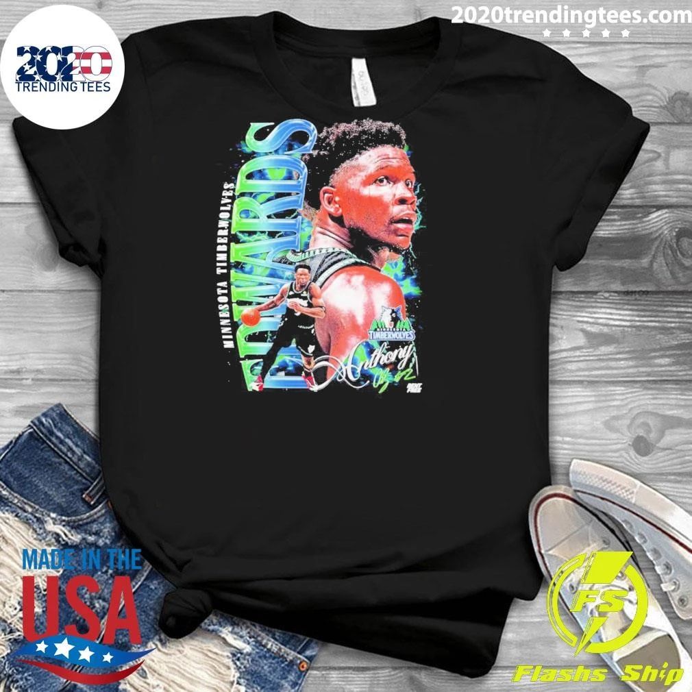 Anthony Edwards Minnesota Timberwolves Signature Player Collage Shirt