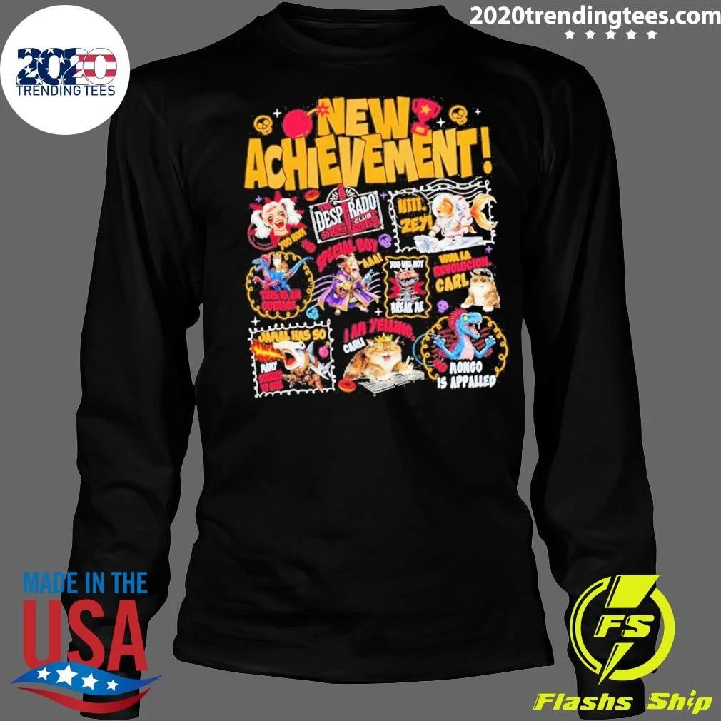 New Achievement Dungeon Crawler Carl The Desperado Club Hi Zey I Am Yelling Carl Shirt