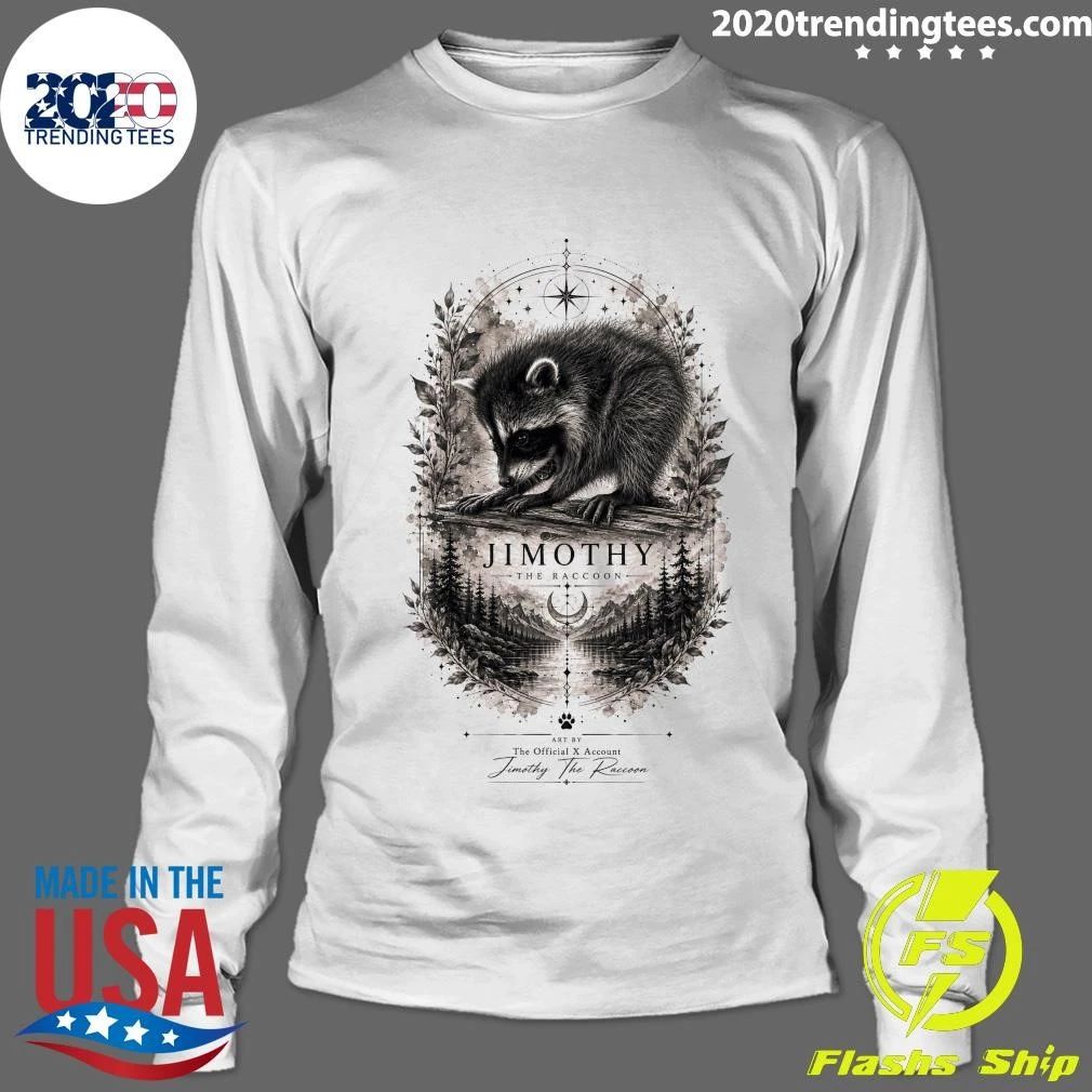 Jimothy The Raccoon Art By The Official x Account Jimothy The Raccoon Shirt