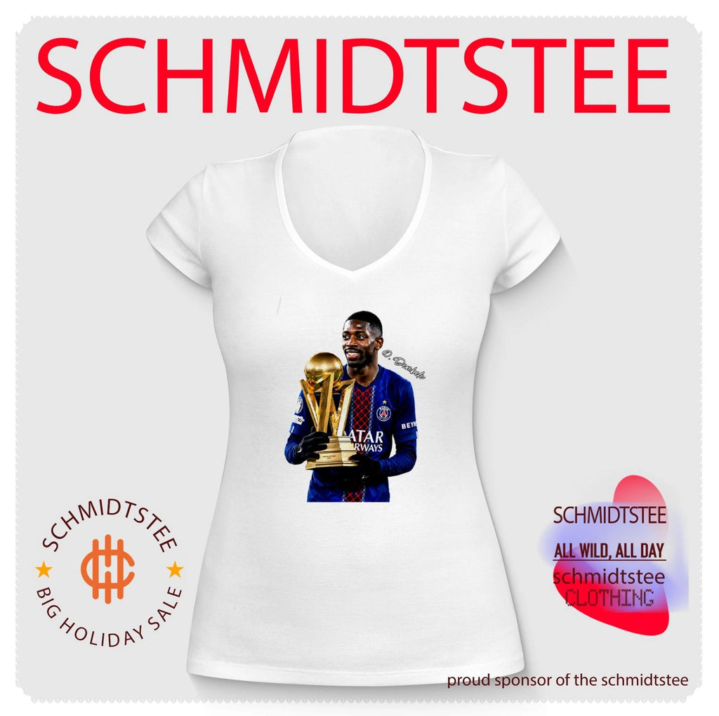 Ousmane Dembele Paris Saint-Germain 2026 Uefa League Champions 14Th Ligue 1 Title trophy shirt