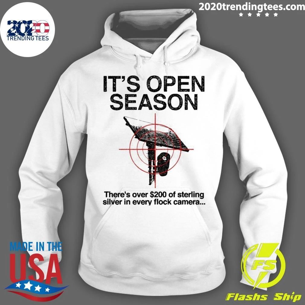 Surveillance Camera It’s Open Season There’s Over Of Sterling Shirt