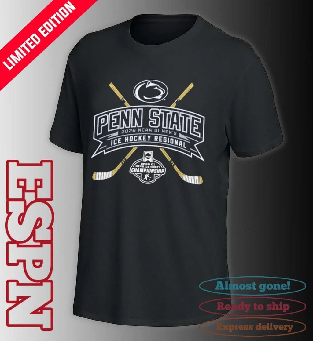 Penn State Nittany Lions 2026 NCAA DI Men’s Ice Hockey Regionals T-Shirt