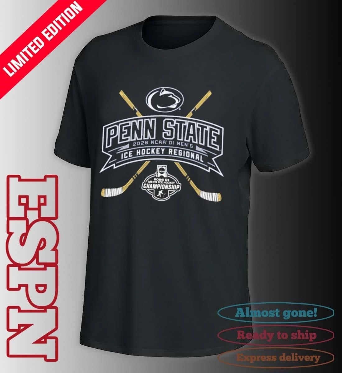 Penn State Nittany Lions 2026 NCAA DI Men’s Ice Hockey Regionals T-Shirt