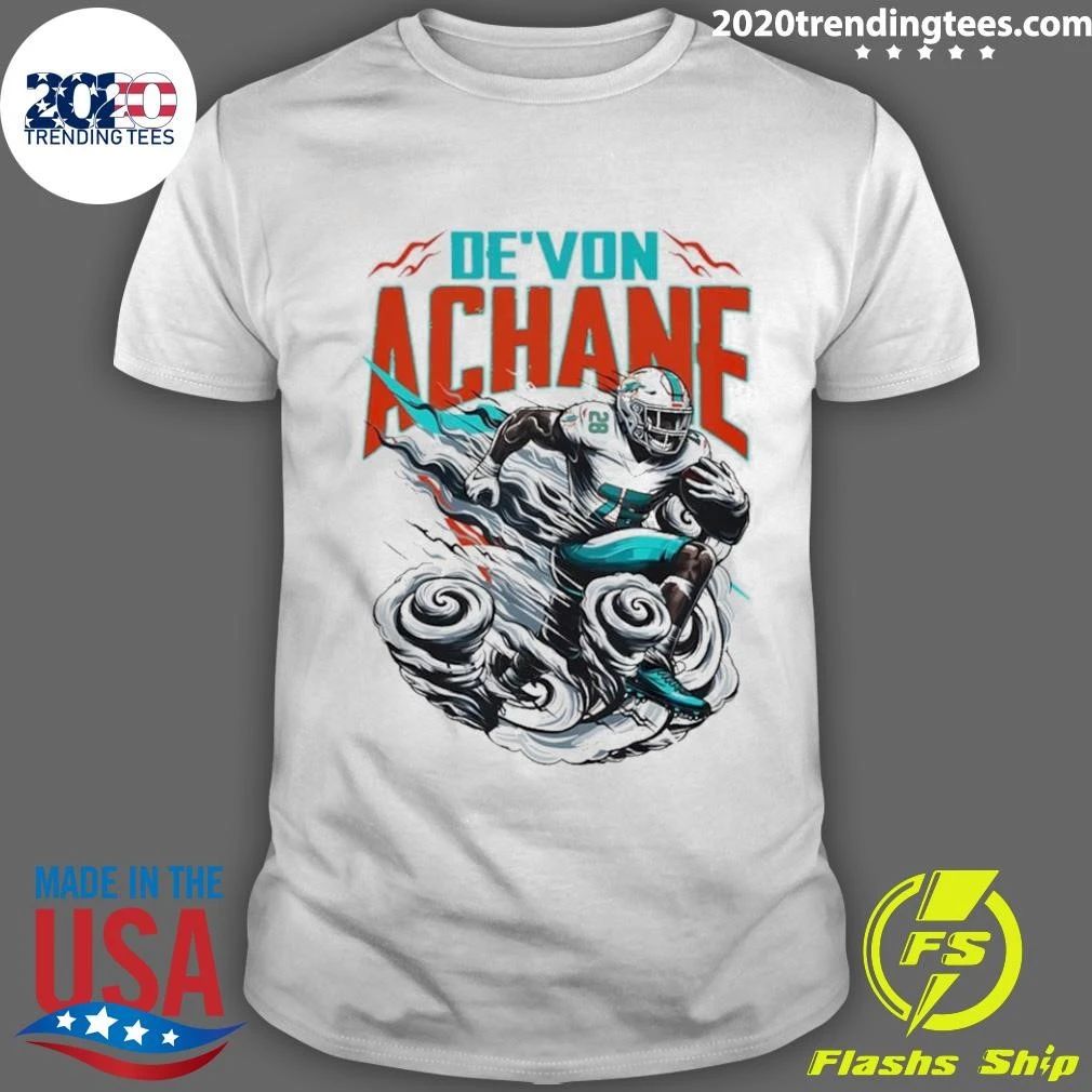 Miami Dolphins De’Von Achane Roadrunner cartoon shirt
