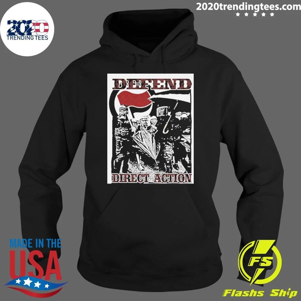 Defend Direct Action Antifa Protest Activism Shirt