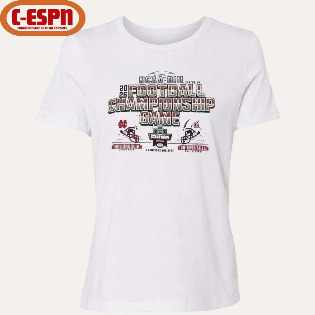 DIII Football Championship Game Shirt North Central College Vs UW-River Falls