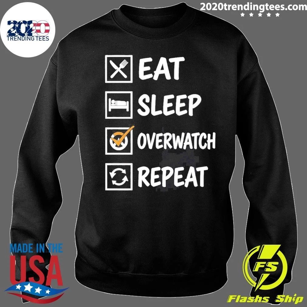 Eat Sleep Overwatch Repeat Shirt