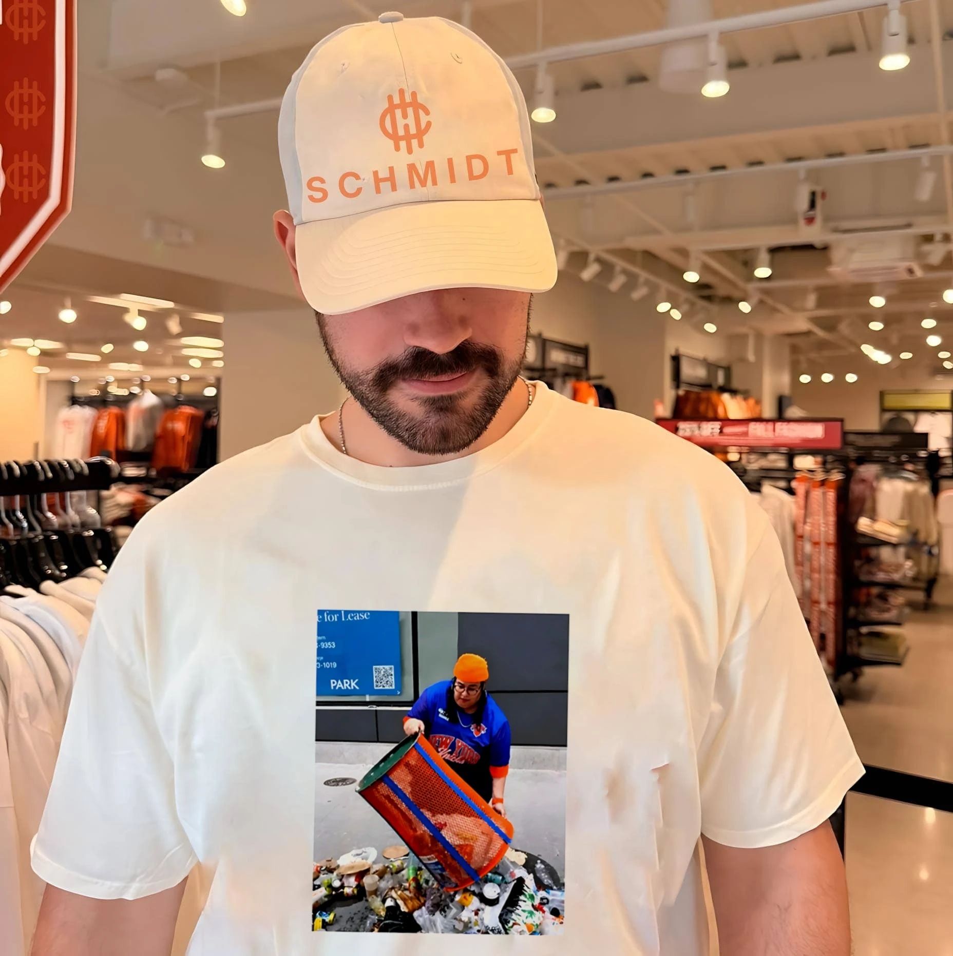 Knicks Dei Angie Base Stealing Trashcan Shirt