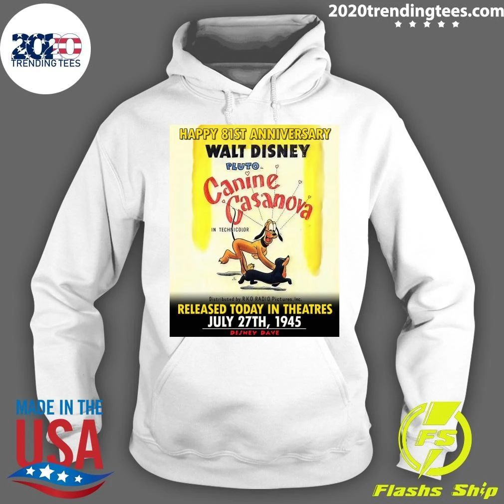 Happy 81st Anniversary to Canine Casanova Shirt