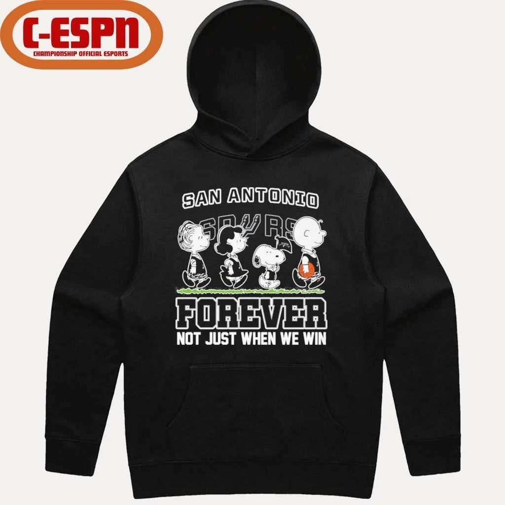 The Peanuts Characters Forever X San Antonio Spurs Shirt