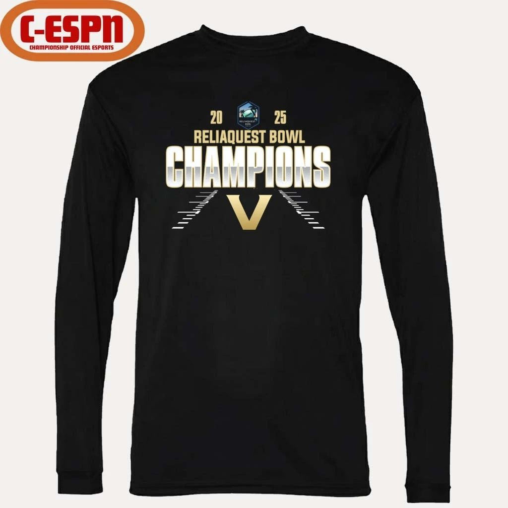 Vanderbilt Commodores Reliaquest Bowl Champions 2025 shirt