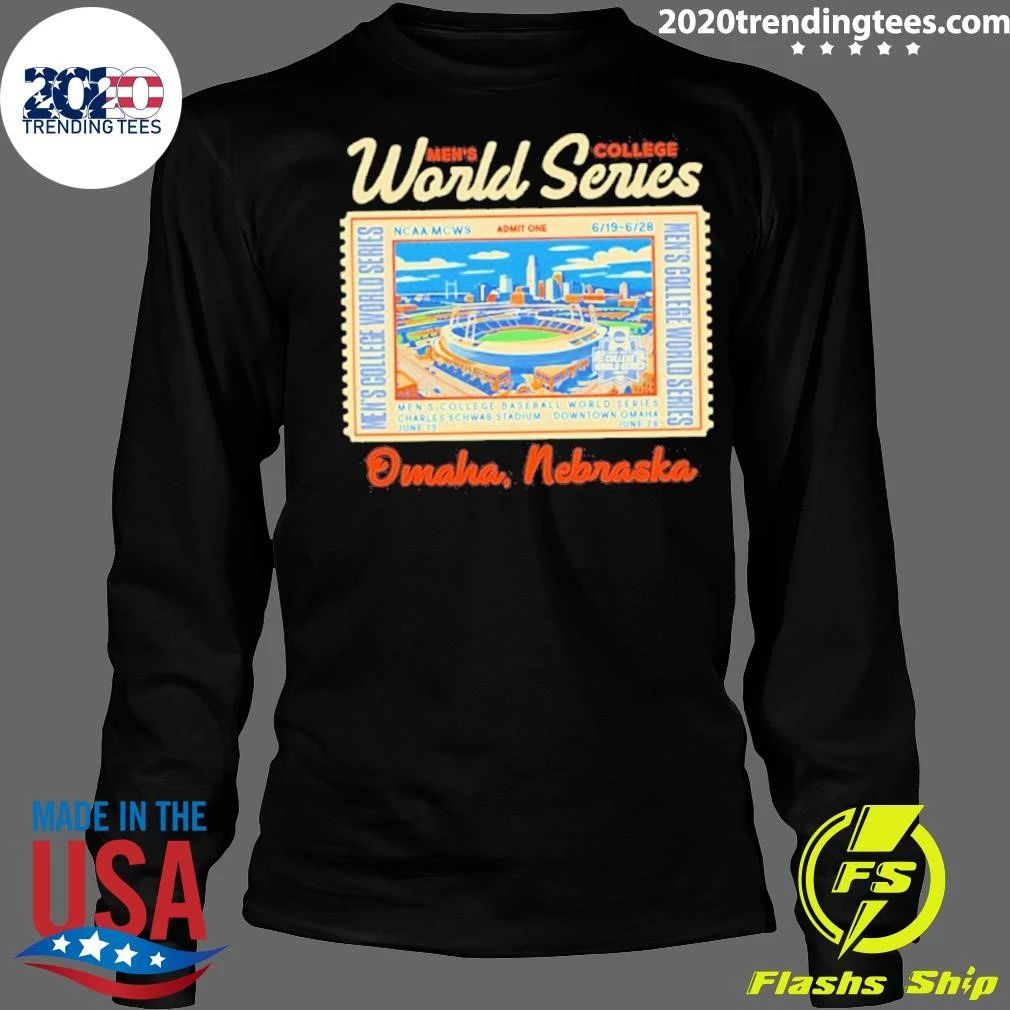 2026 Men’s College World Series Ticket Stadium Shirt