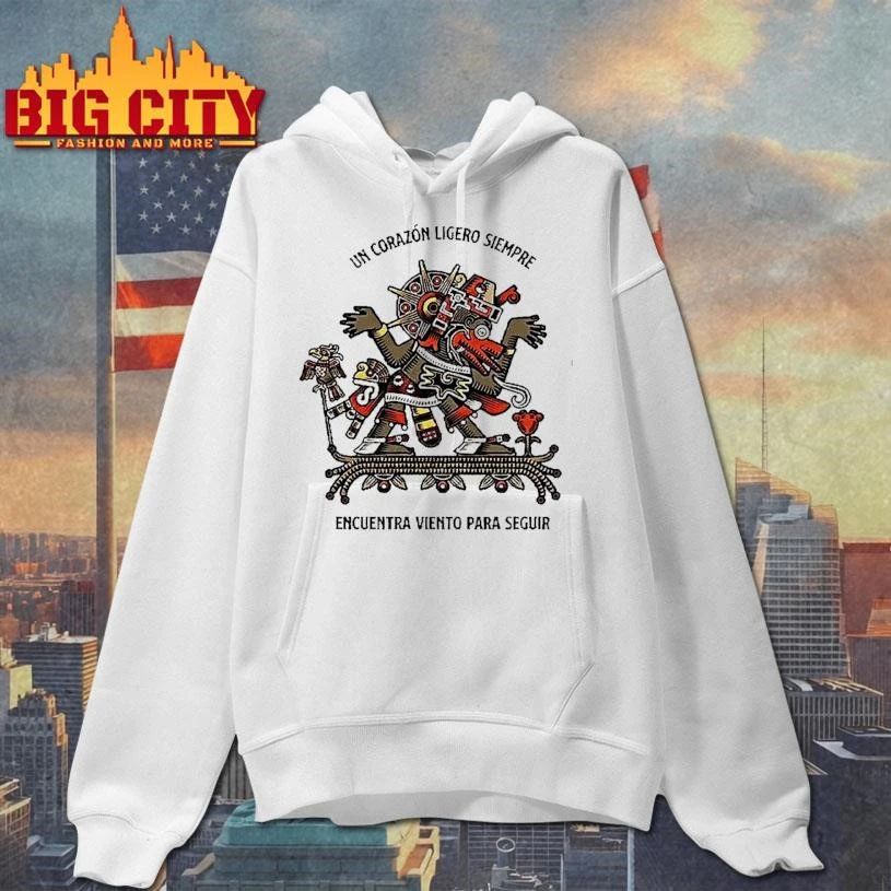 Un Corazon Ligero Siempre Encuentra Viento Para Seguir Graphic Shirt