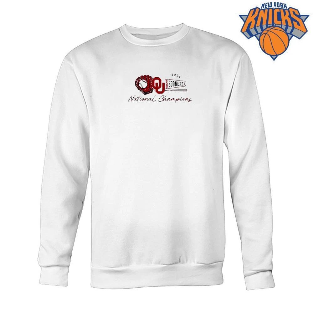 Oklahoma Sooners 2026 College World Series Champions Sketch T-Shirt