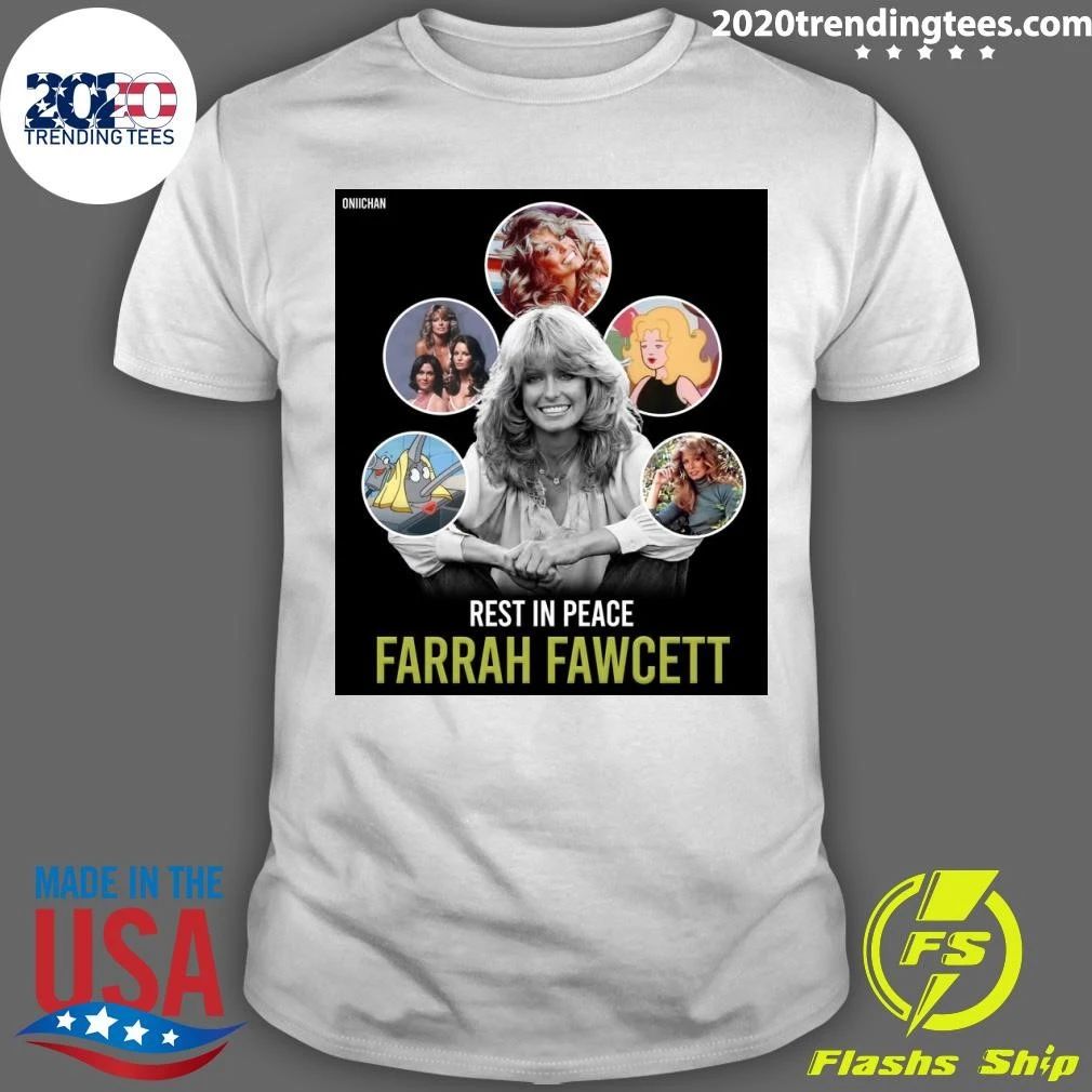 Rest In Peace Farrah Fawcett Shirt