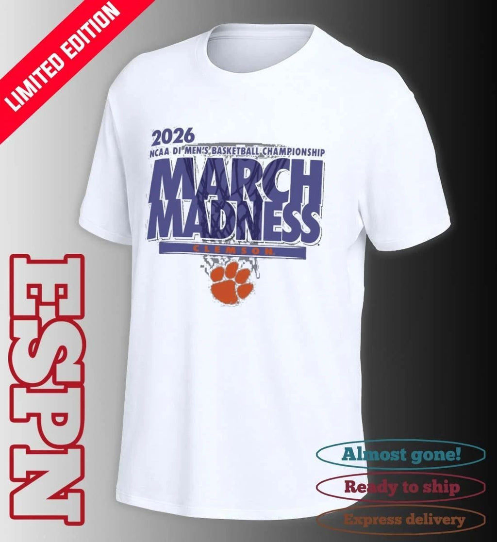 Clemson Men’s Basketball Single Team NCAA March Madness Shirt