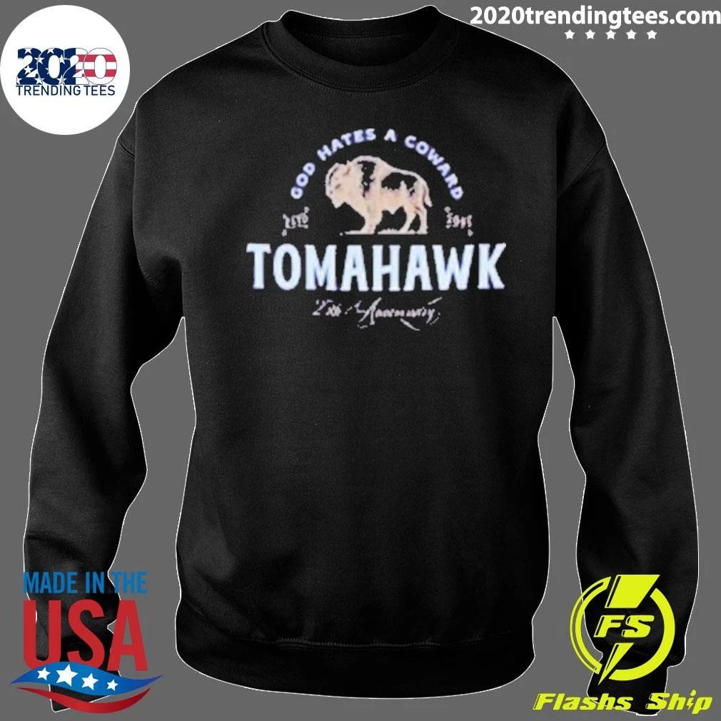 Tomahawk Merch US Tour 2026 God Hates A Coward Shirt