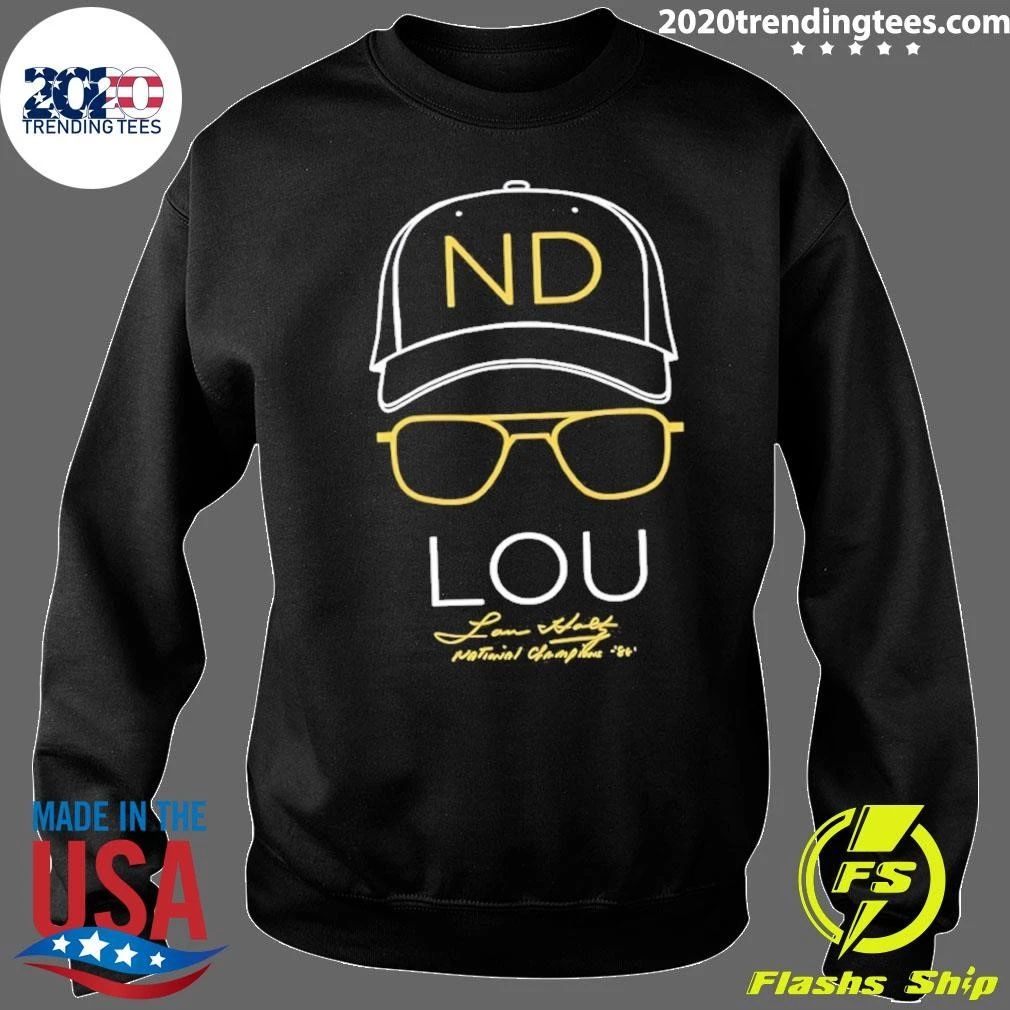 Lou Holtz Notre Dame Fighting Irish Football National Champions 2026 Shirt