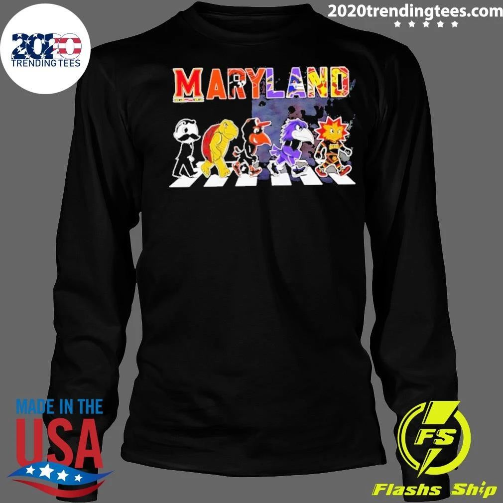 Maryland Abbey Road Mascots Baltimore Orioles 2026 Shirt