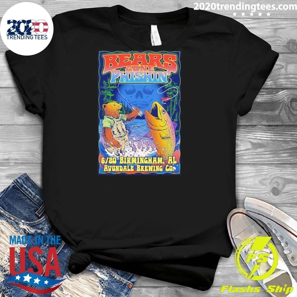 Bears Gone Phishin June 20 2026 Birmingham, Al Poster Shirt