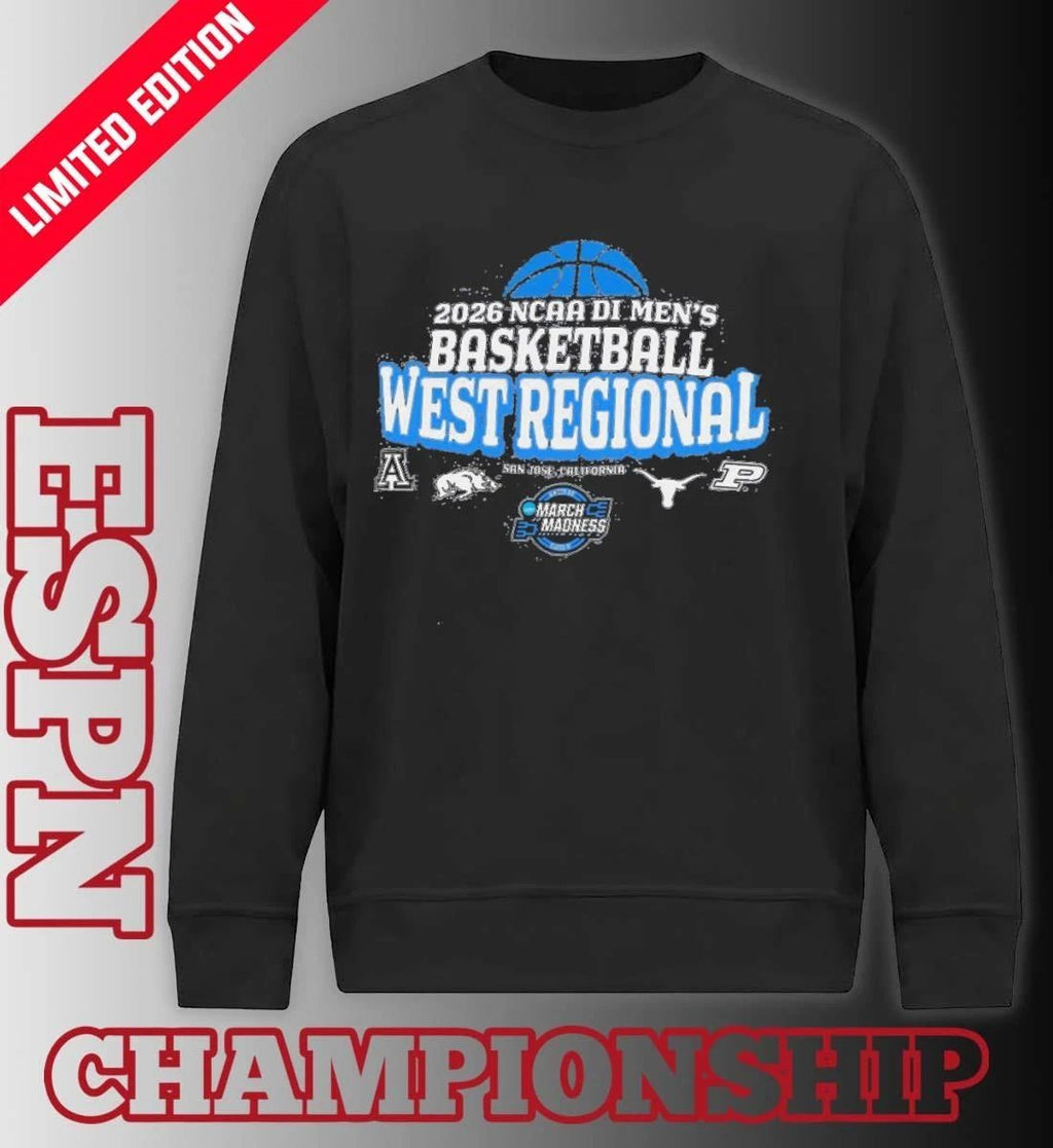 2026 NCAA DI Men’s Basketball Tournament Sweet Sixteen – San Jose, CA Shirt