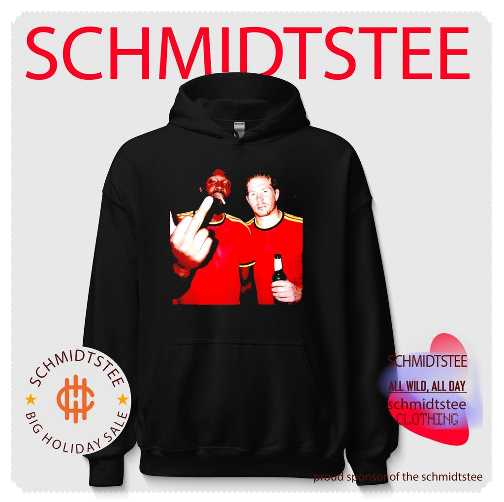 Romelu Lukaku and Kevin De Bruyne Belgium National Team middle finger shirt