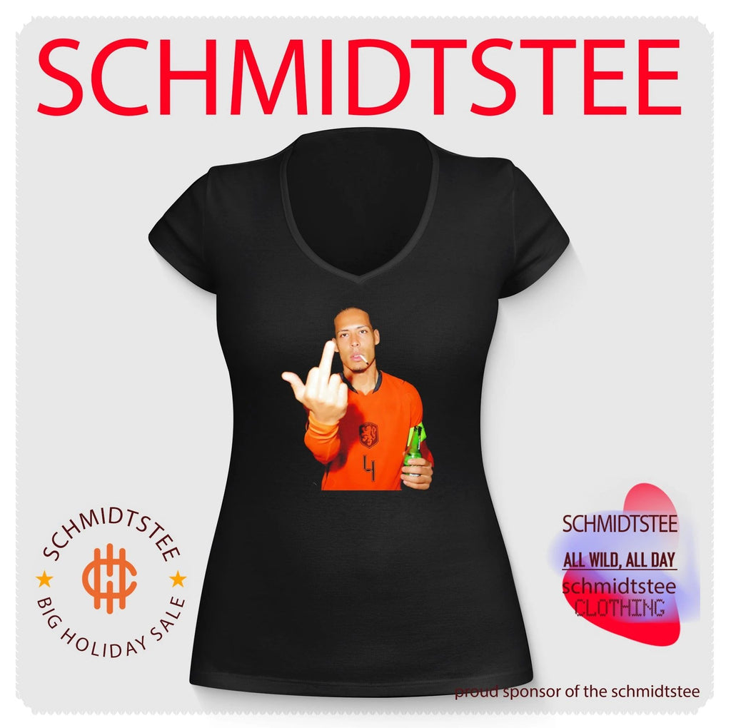 Virgil van Dijk Netherlands National Team Middle Finger shirt