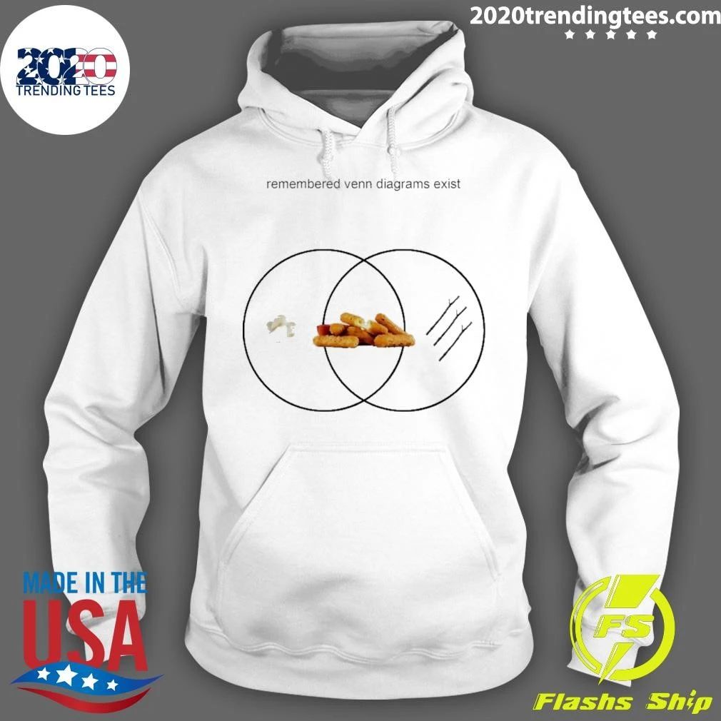 Remembered Venn Diagrams Exist Mozzarella Sticks Shirt