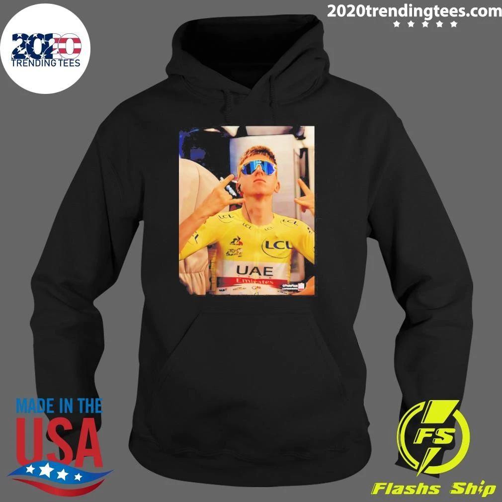 Tadej Pogačar 2026 Rock Hand Shirt