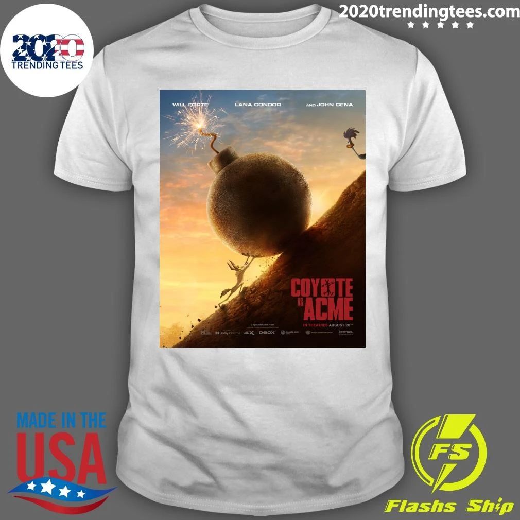 Coyote vs. Acme Movie In theaters on August 28, 2026 Shirt