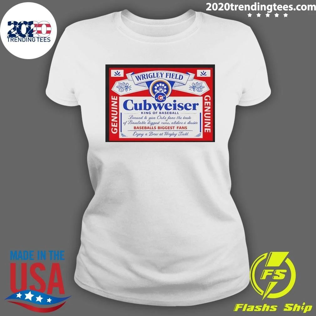 Cubweiser George Kittle Wrigley Field Chicago Cubs Shirt