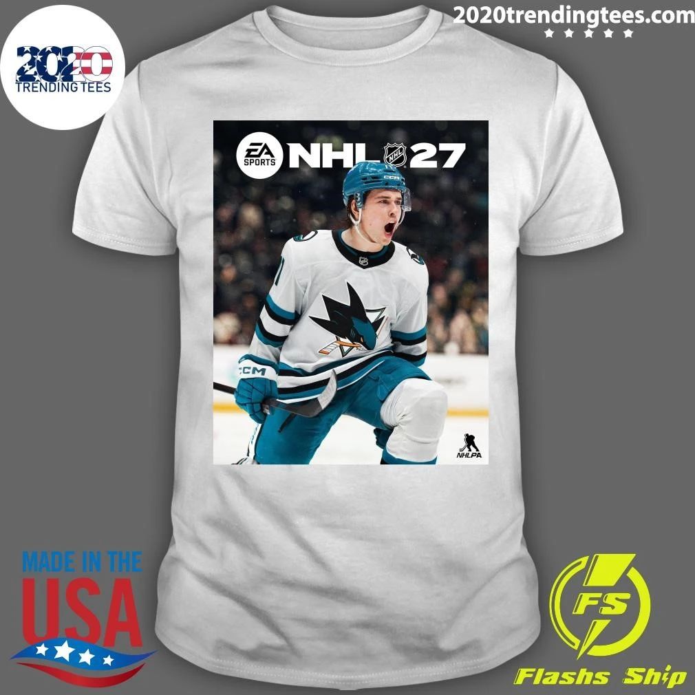 Macklin Celebrini NHL 27 Cover Athlete Shirt