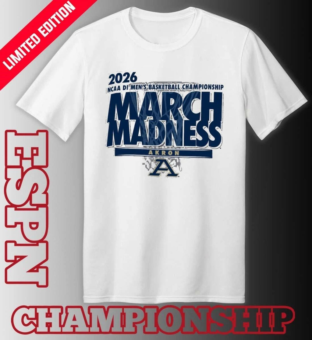 Akron Men’s Basketball Single Team NCAA March Madness Shirt