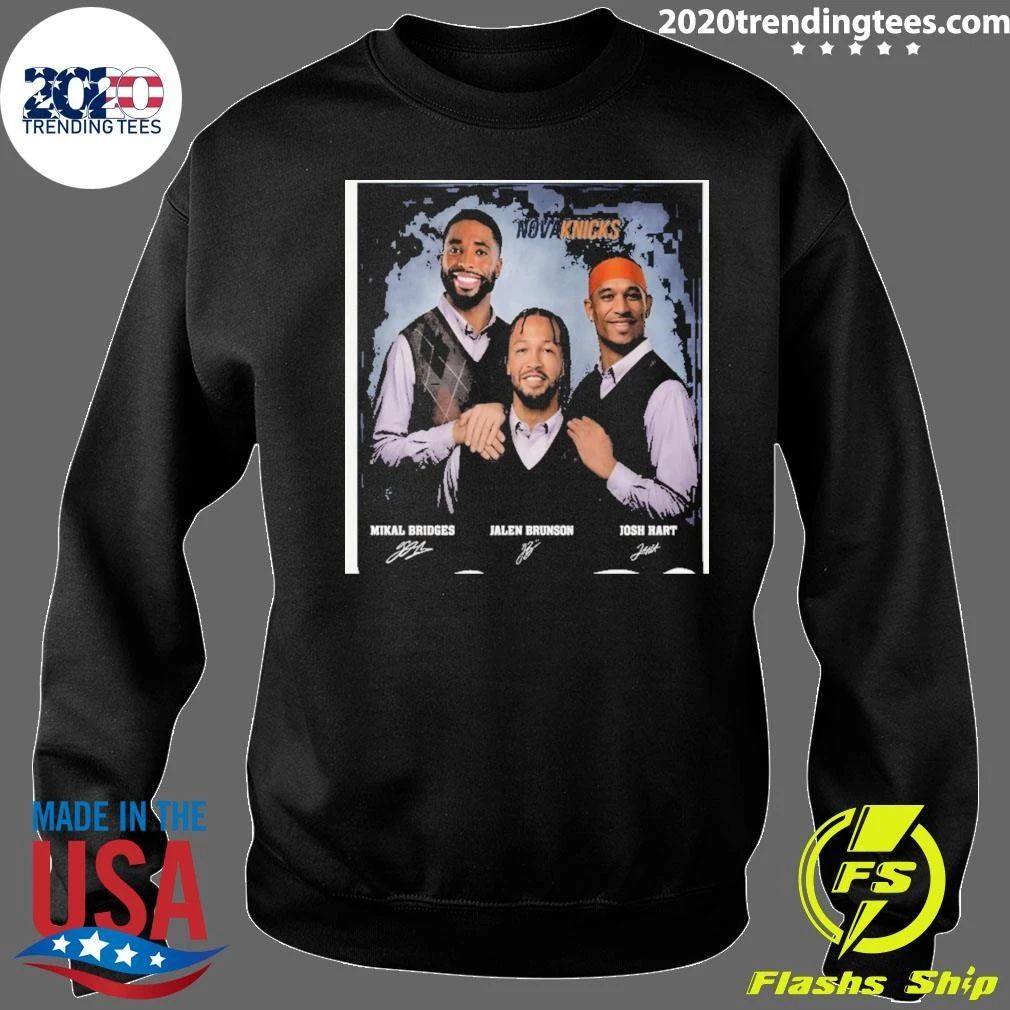Novaknicks Mikal Bridges Jalen Brunson Josh Hart Knicks Step Brothers Shirt