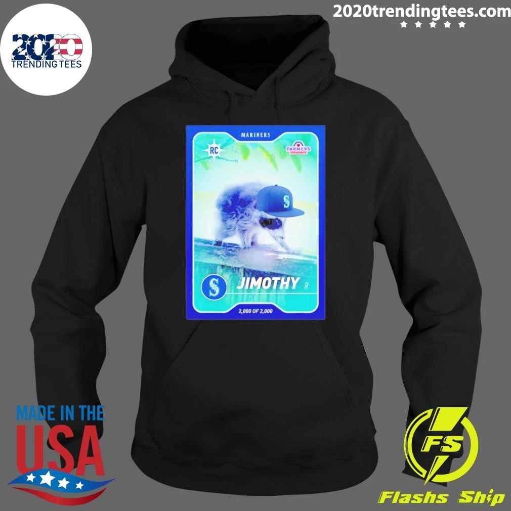Jimothy Seallte Mariners Jimothy Night Rookie Card Shirt