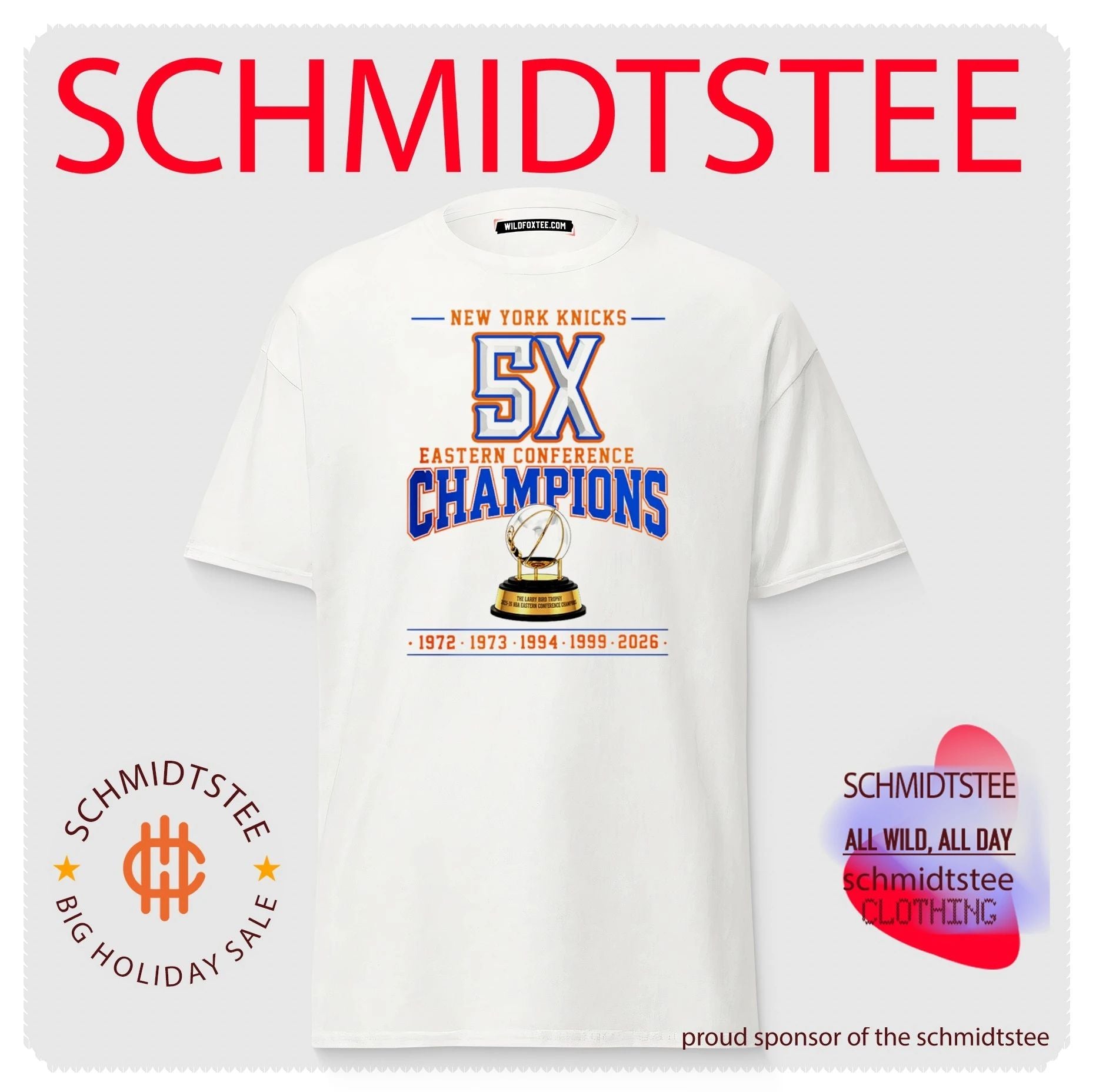 New York Knicks 2026 Eastern Conference Champions 5x shirt