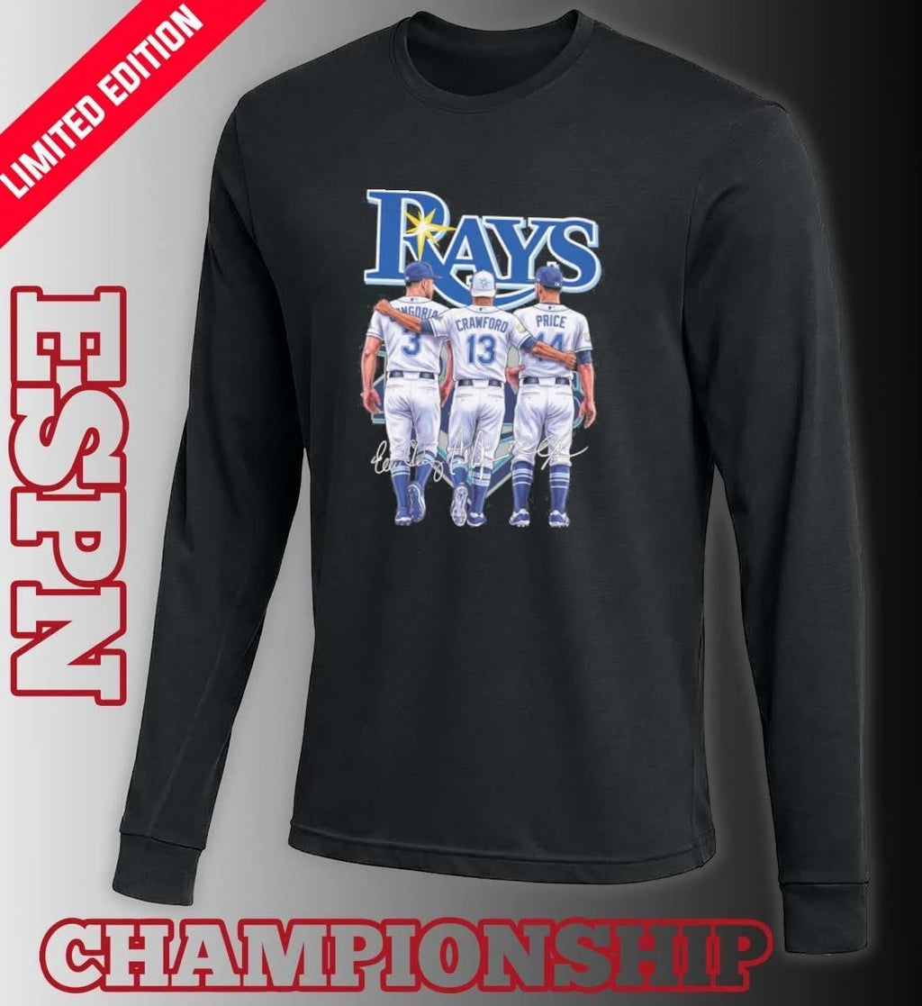 Tampa Bay Rays Evan Longoria, Carl Crawford And David Price Shirt